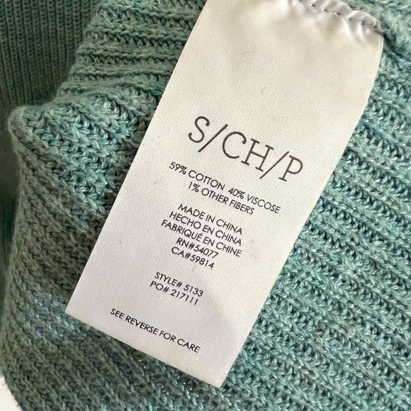 CAbi 5133 Blue Sky Swing Sweater Small EUC - Picture 3 of 5